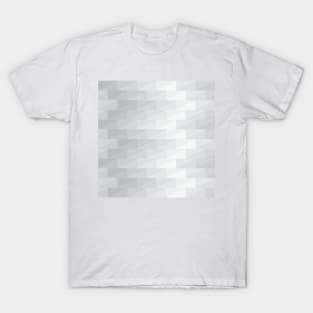 Gray tone cubes with zig zag shape T-Shirt